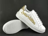 baskets louis vuitton neuve 36-39 40 sneaker time embroidery gold